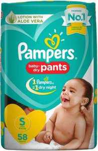 pampers small 58pcs price