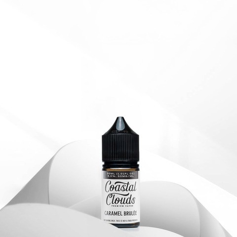 Coastal Clouds Salt E-Liquid - Caramel Brulee - 30ml